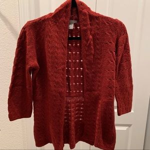 H&M Orange Cardigan